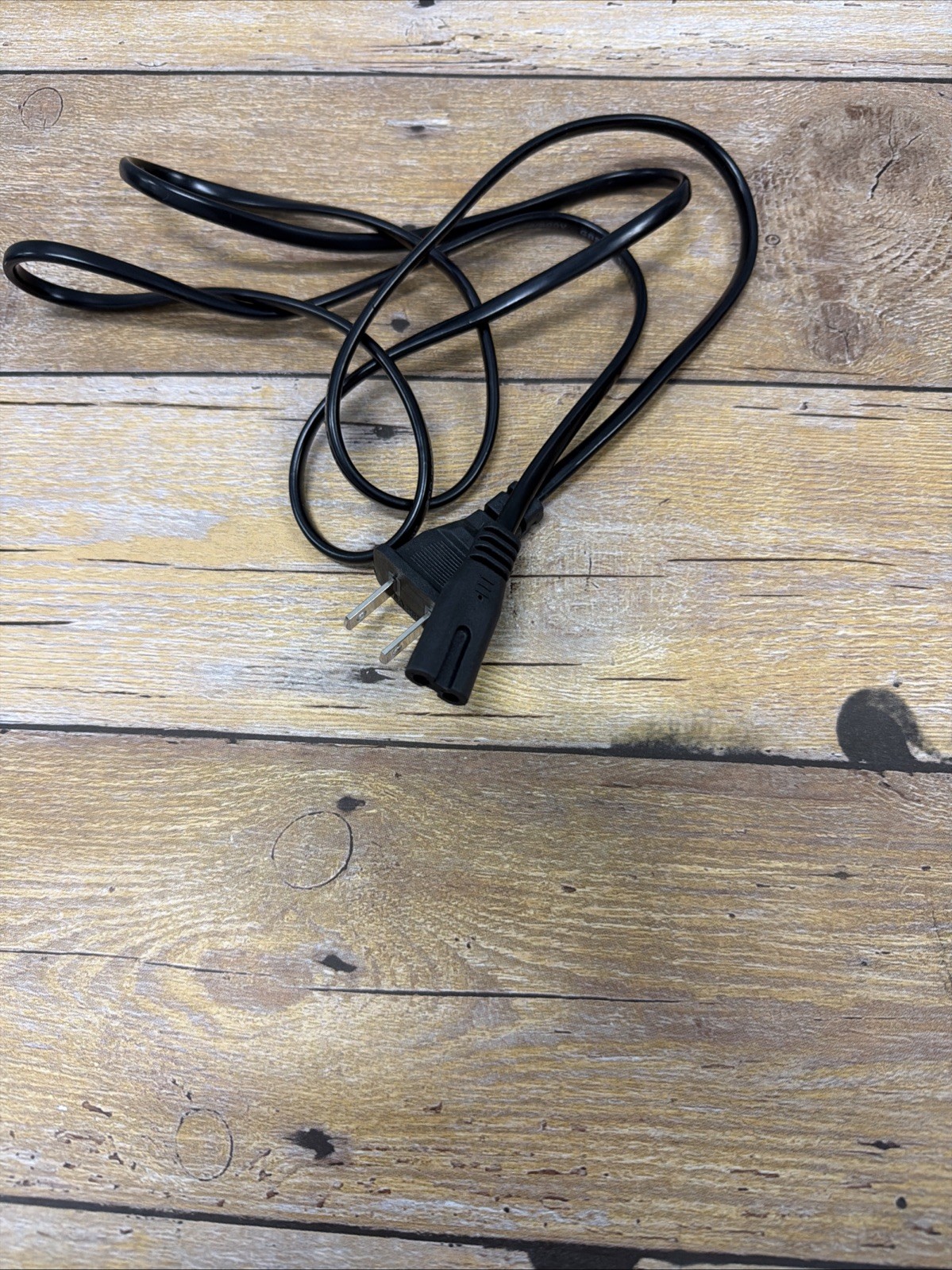LOT OF 10 2 PRONG  4ft AC Power Cord Cables Figure Eight 8 PS1 PS2 NEMA 1-15P