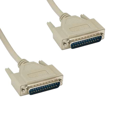 6-25 ft IEEE-1284 DB25 25 Pin Parallel Printer Cable Male M/M 28AWG LPT Modem PC