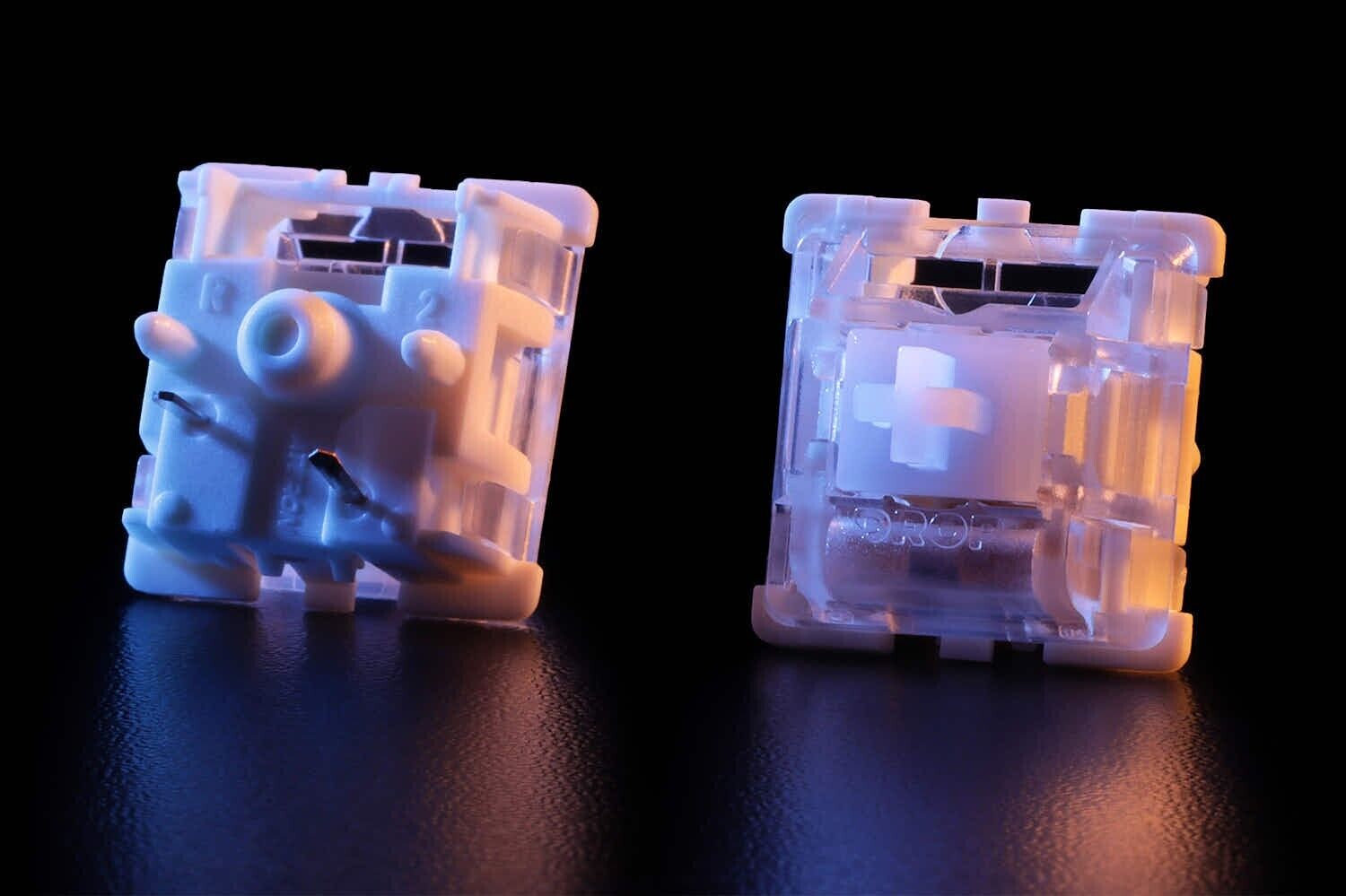 New Sealed Drop Holy Panda X Clear Mechanical Switches, 5 Pin 35 Pack $35 MSRP