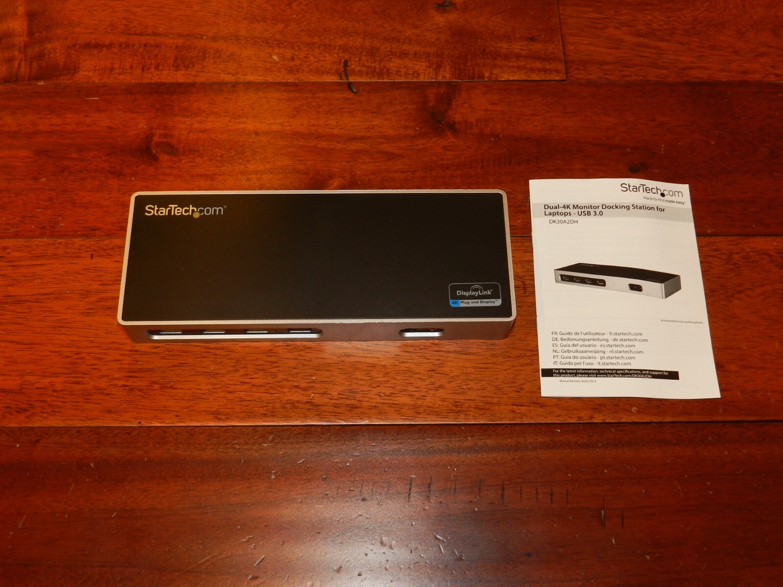 StarTech Dual - 4K DK30A2DH Monitor Laptop Docking Station ONLY TESTED WORKS