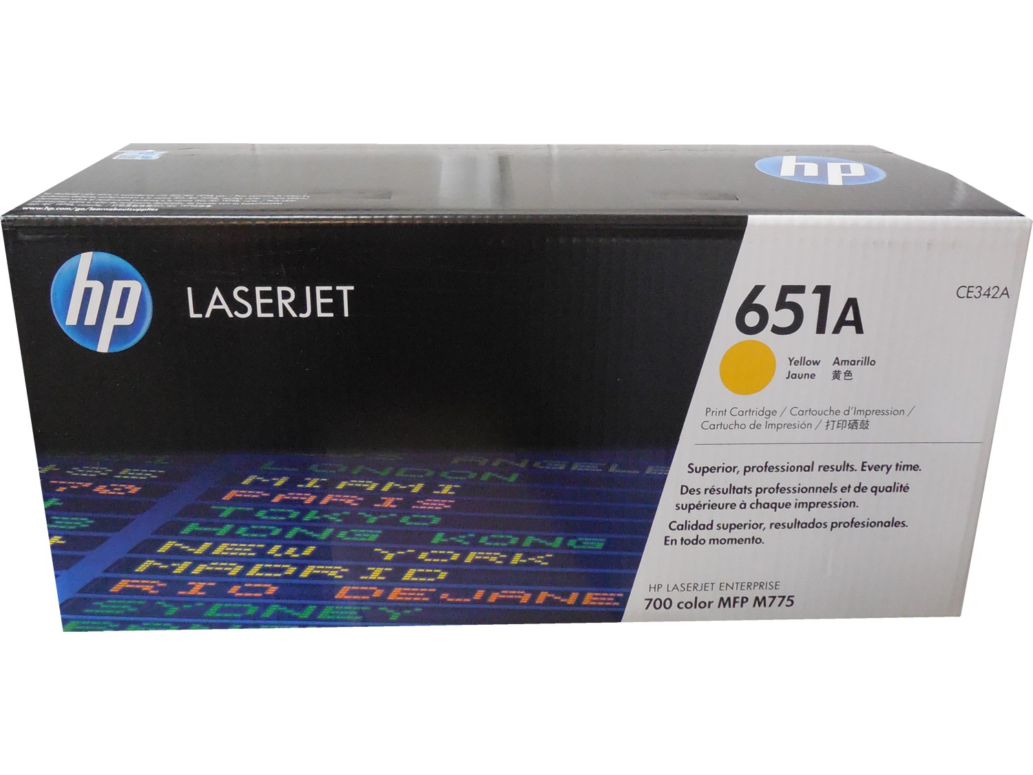 HP CE342A (651A) Hewlett Packard Yellow Toner Cartridge 13.5k Genuine OEM