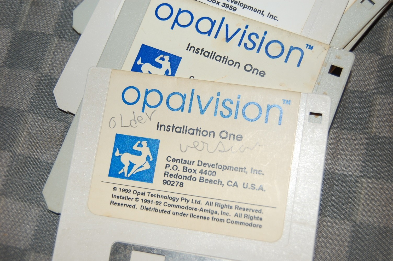 Amiga OpalVision Program Disks (Older Version)