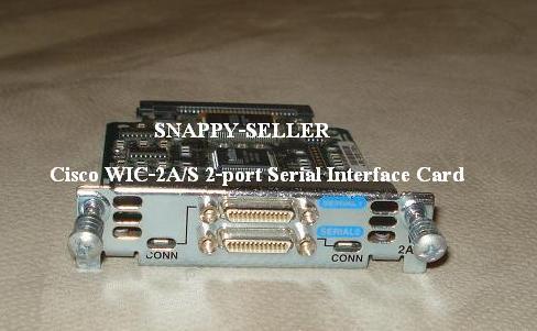 Genuine Cisco WIC-2A/S 2 port WAN Int Card 2600 2610