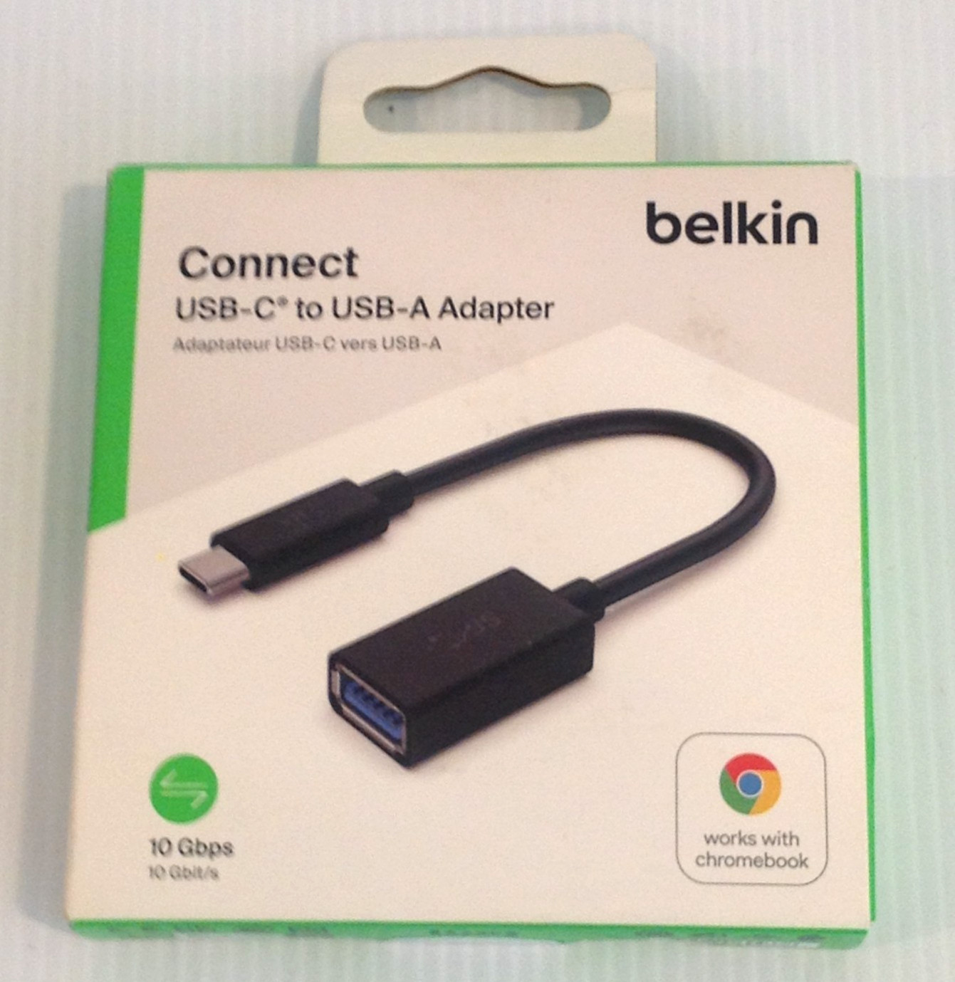 Belkin USB-C to USB 3.0 Adapter with Charging 10Gbps Data Transfer BLACK New