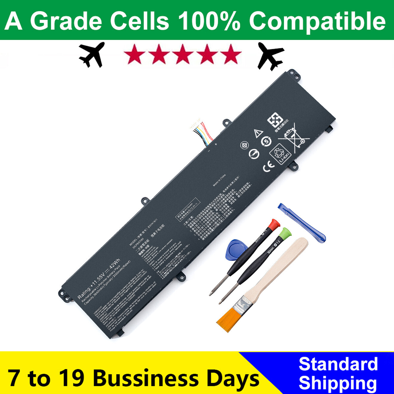 B31N1911 C31N1911 Battery For ASUS VivoBook Flip 14 K413EA S433EA TM420UA TP420U