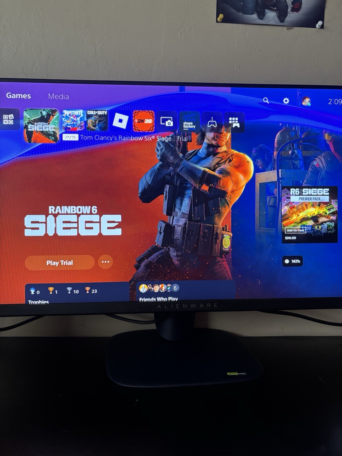 Alien Ware 25 320hz Gamin Monitor 27"
