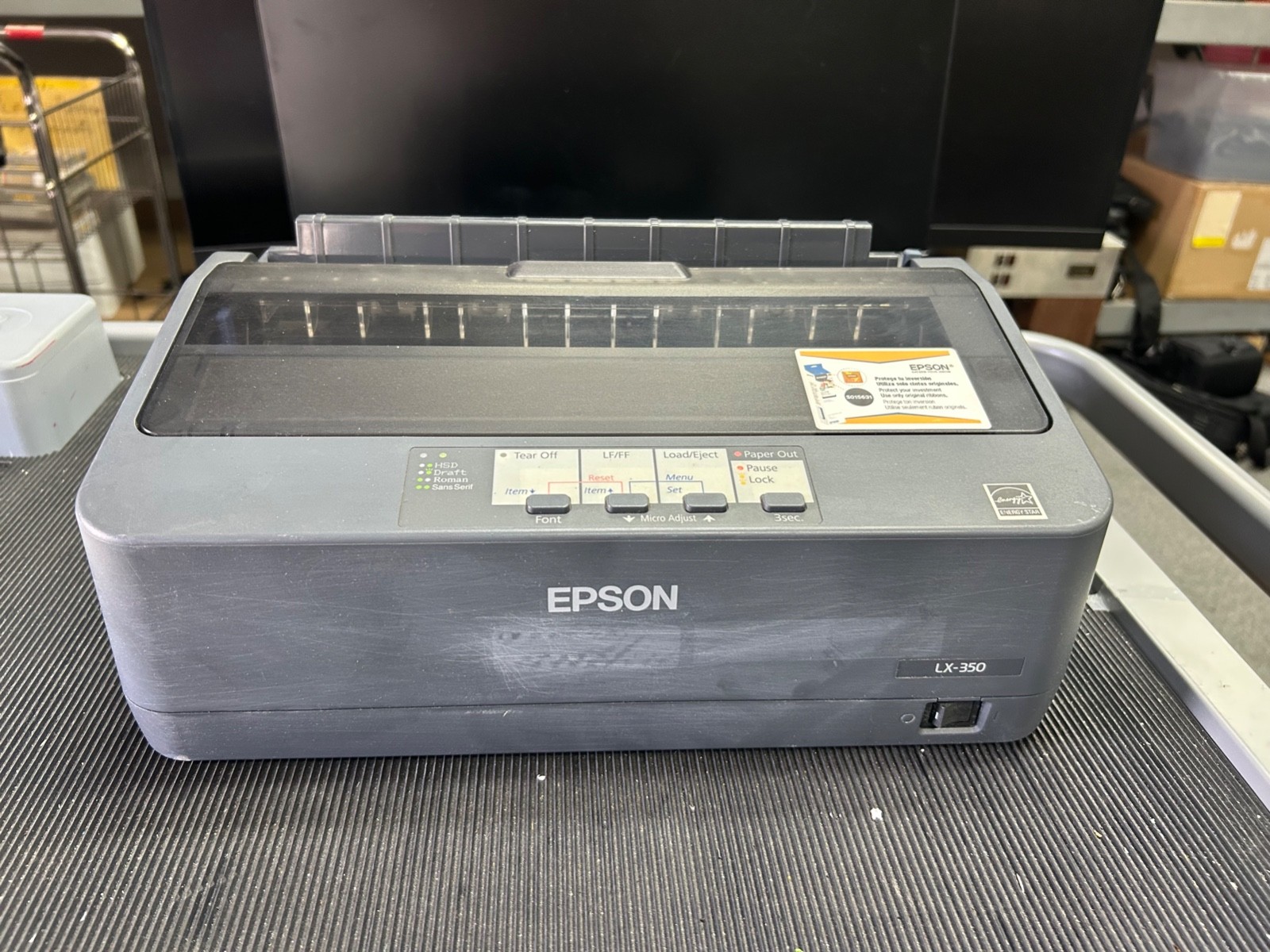 Epson LX-350 9-pin Dot Matrix Monochrome Impact Printer Tested