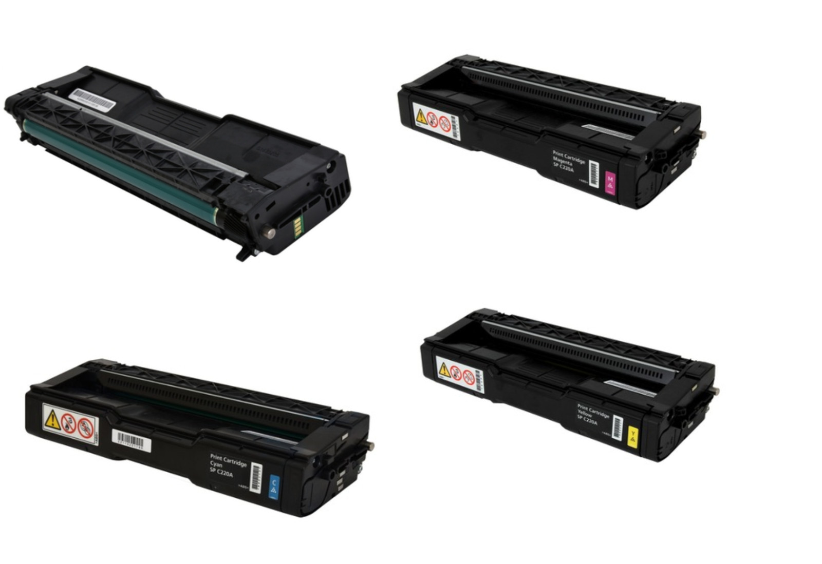 4PK Compatible CYMK Toner for  Ricoh SP C220A C220N C221dn C222sf C240SF C210DN 