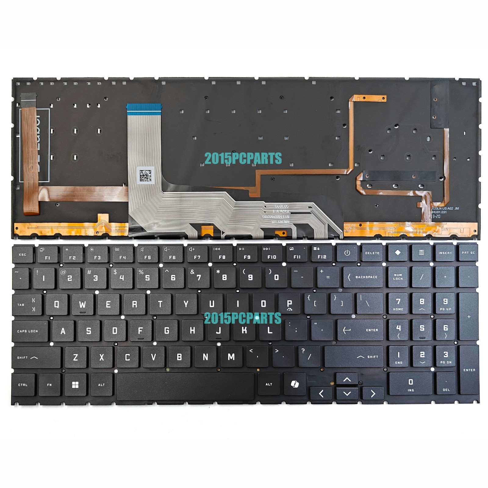 New HP OMEN 16-AP 16-AP0008CA 16-AP0010CA 16-AP0053DX Keyboard RGB Backlit US