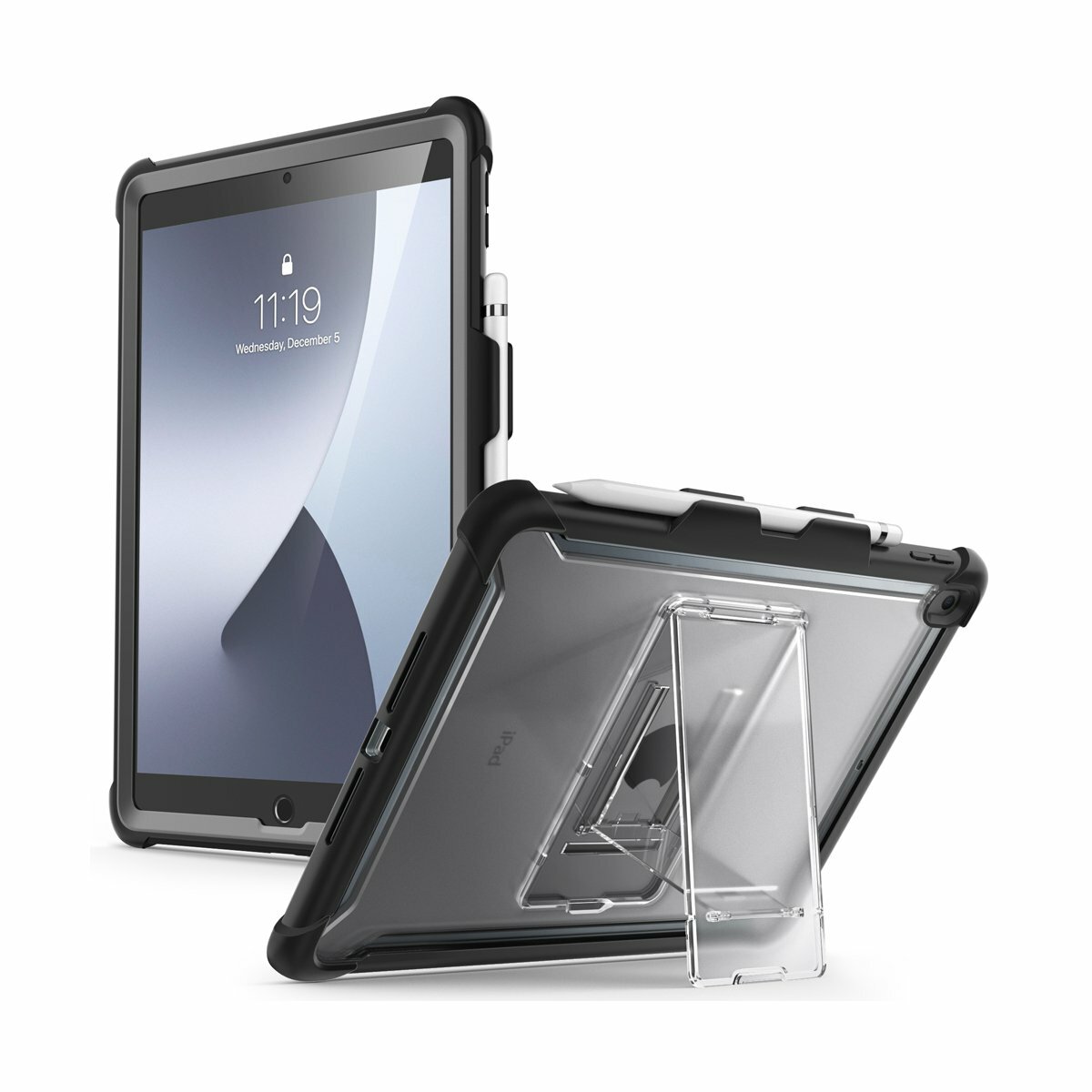 iPad 8th 7th Gen iPad 10.2 Case i-Blason ARES Full Body Cover Screen Protector