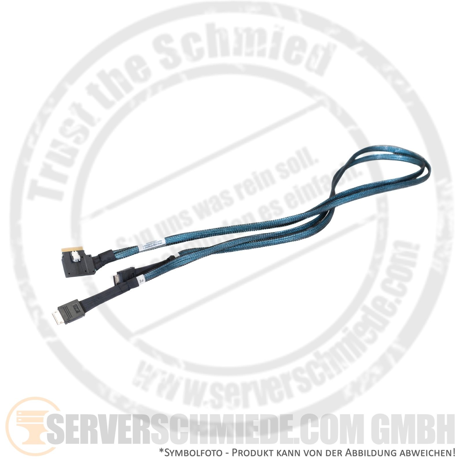 Supermicro Cable CBL-SAST-1103 Slimline x8 SFF-8654 (LE) to 2x OCuLink SFF-8611