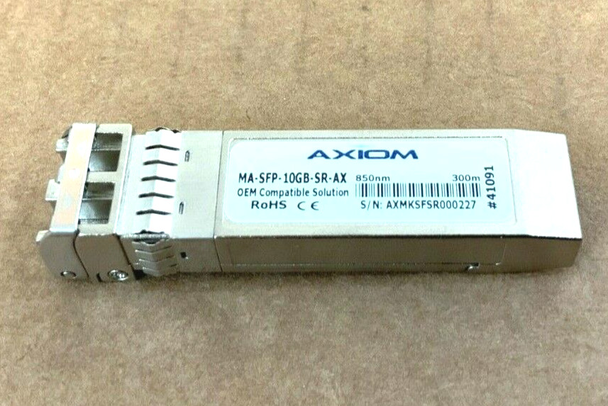 Axiom Meraki 10 Gigabit SR SFP+ Transceiver Module MASFP10GBSR-AX ✅❤️️✅❤️️ NOB