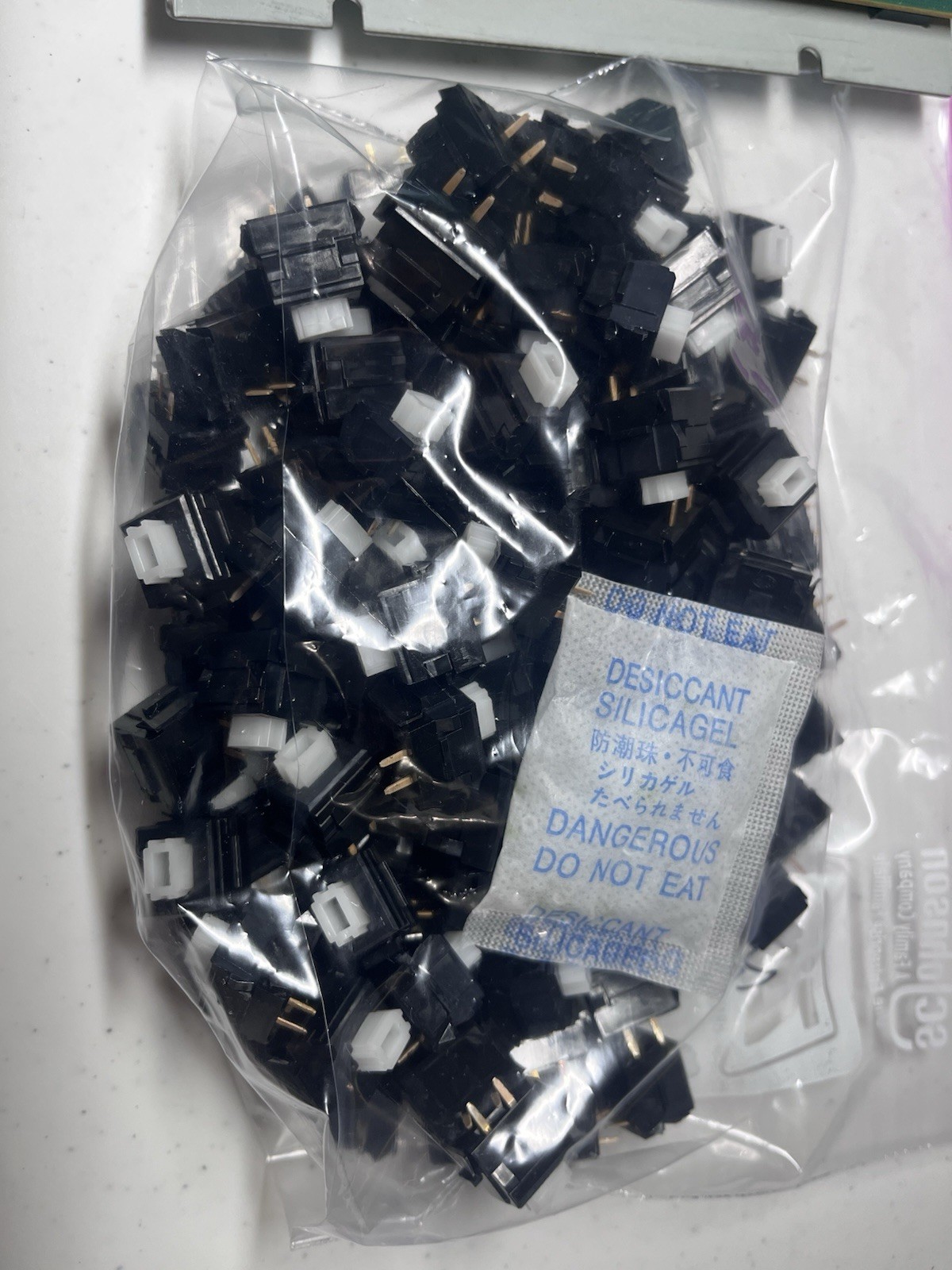 70x NOS Alps SKCM White Switches - Vintage Keyboard Switches