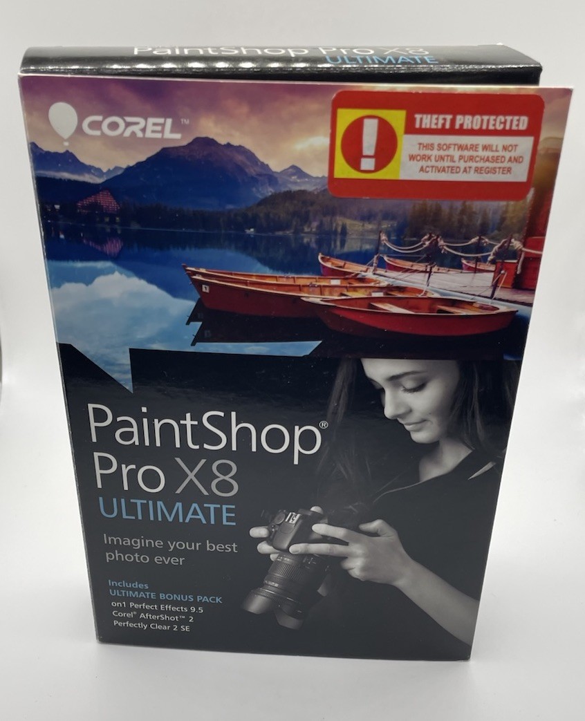 PAINT SHOP PRO X8 ULTIMATE (2 DVD-Rom Edition) Corel Photo Editing Windows