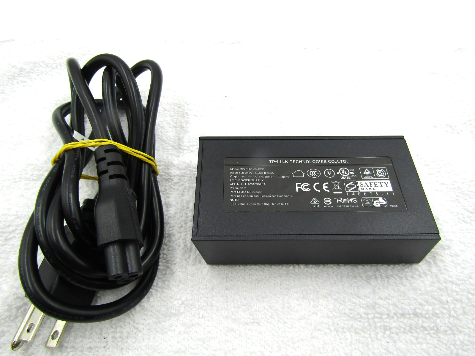 TP-Link Model T240100-2-POE Adapter