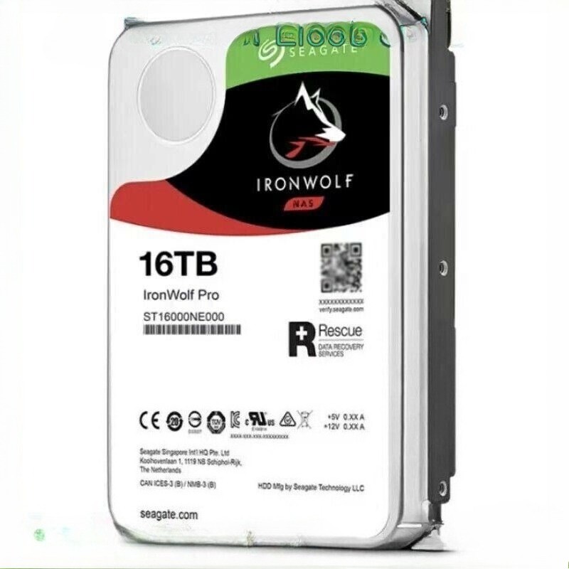 ST16000NE000 Seagate IronWolf Pro 3.5" 16TB 7200 RPM SATA 6.0Gb/s Internal HDD