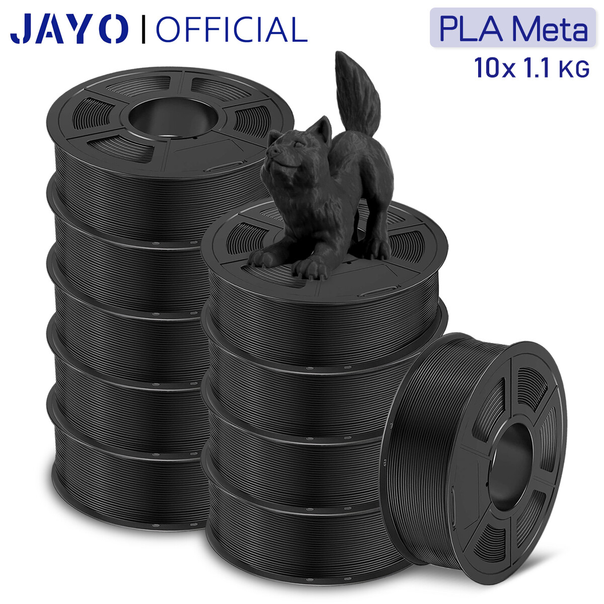 JAYO 10KG PLA Classic SILK PETG 1.75MM 3D Printer Filament 1.1KG NO Tangle LOT
