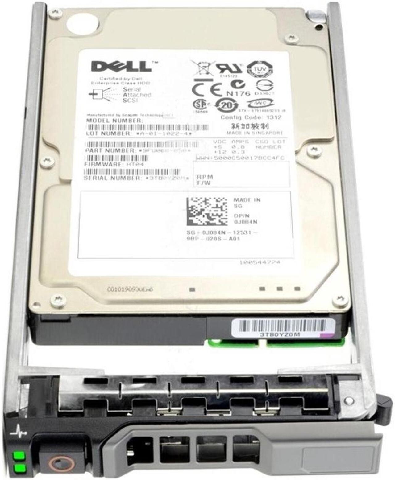 745GC ST9300605SS Dell 300GB 10K RPM 6Gb/s 2.5" SAS Hard Drive TESTED US SELLER