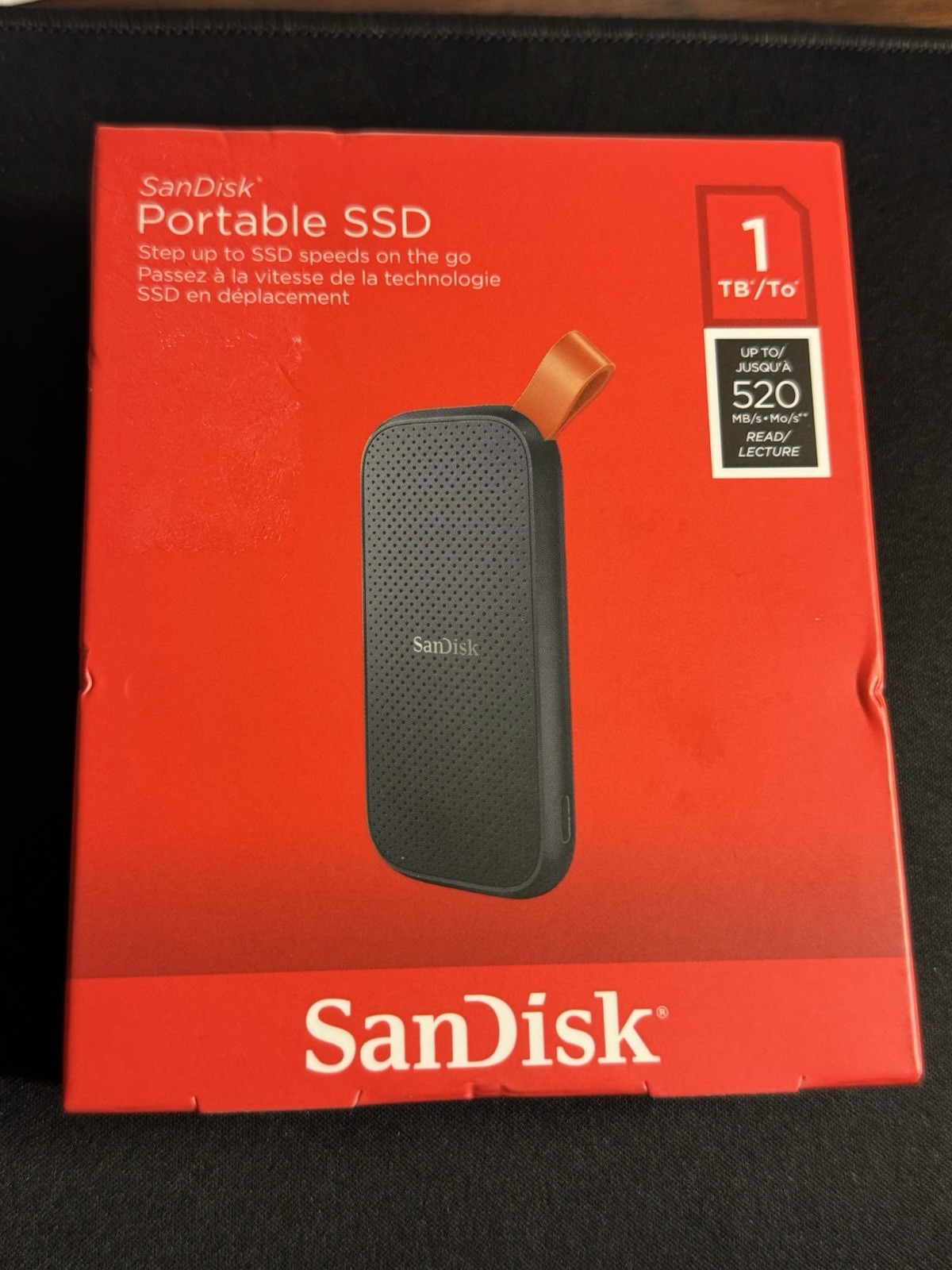 SanDisk 1 TB Portable SSD External Drive 520MB/s NEW SEALED