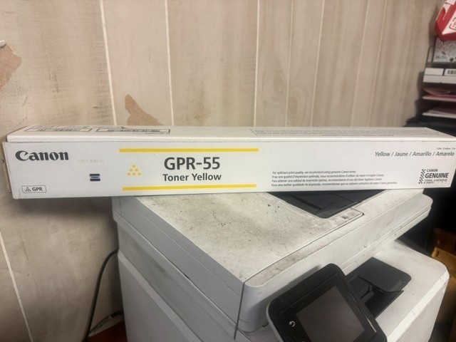 Genuine Canon GPR-55 Toner  Yellow - Factory Sealed Brand New