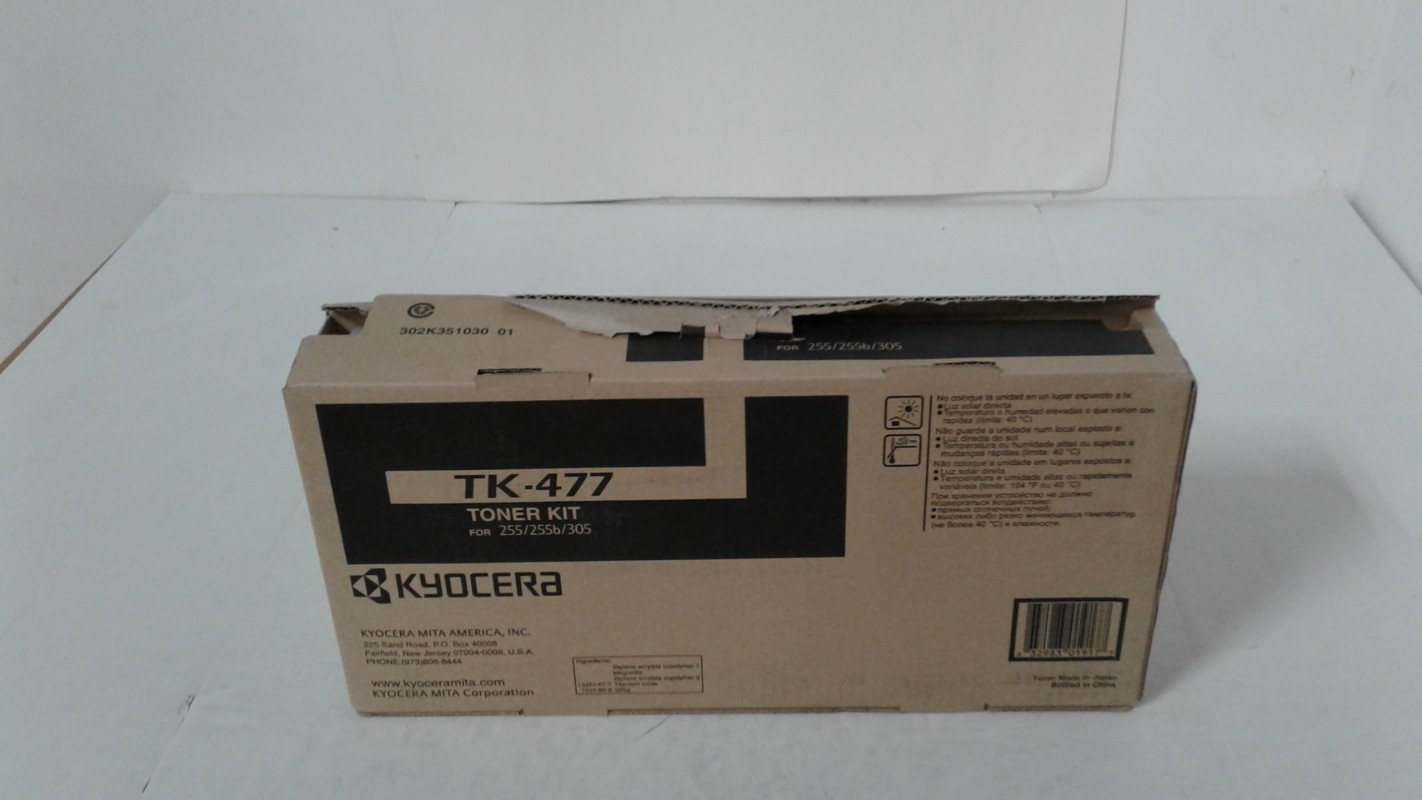 Kyocera Mita TK-477, Black Toner Kit TK-477 for Kyocera Mita Ecosys FS-6525MFP