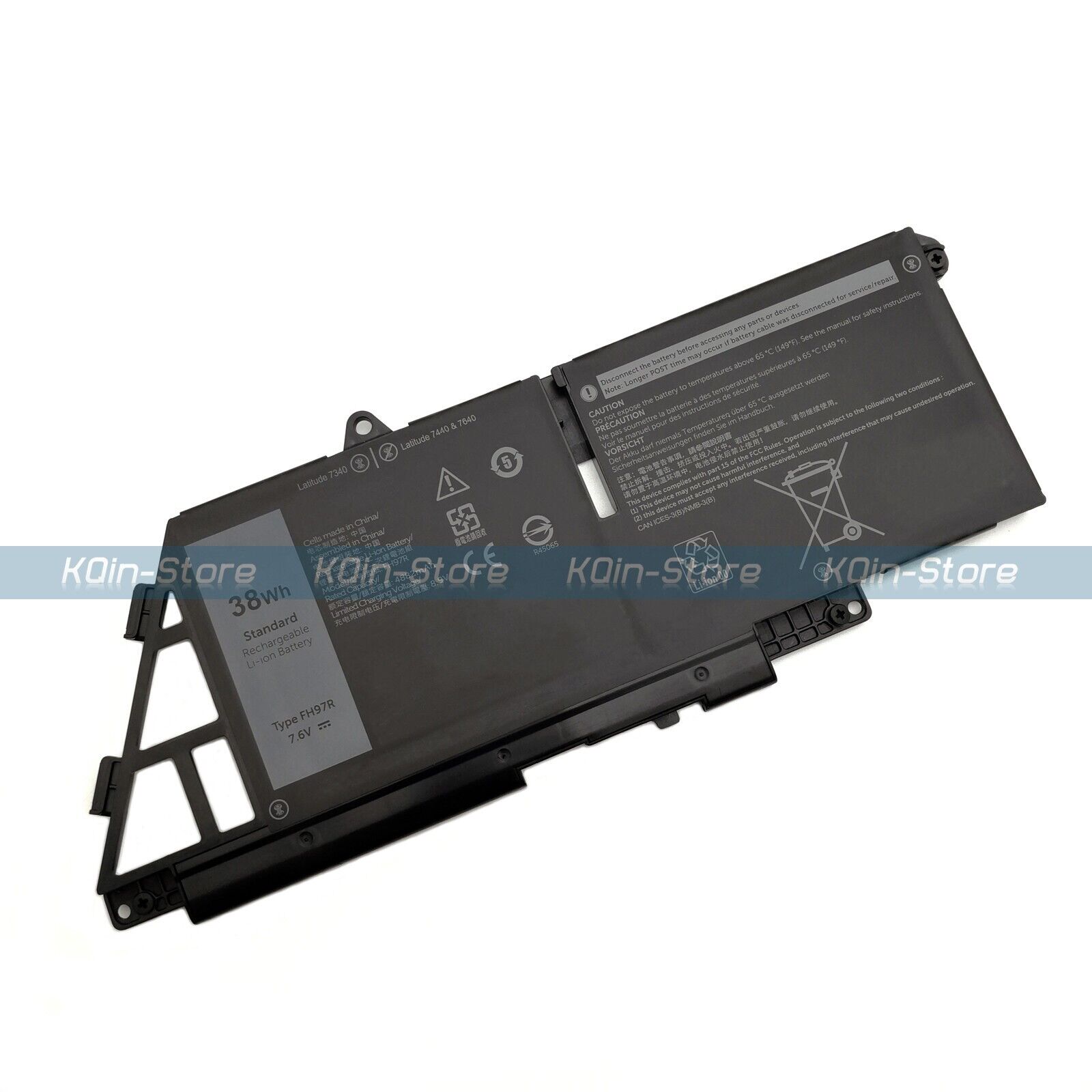 New FH97R 76KVG 599M7 2Cell Laptop Battery for Dell Latitude 7340 7440 7640