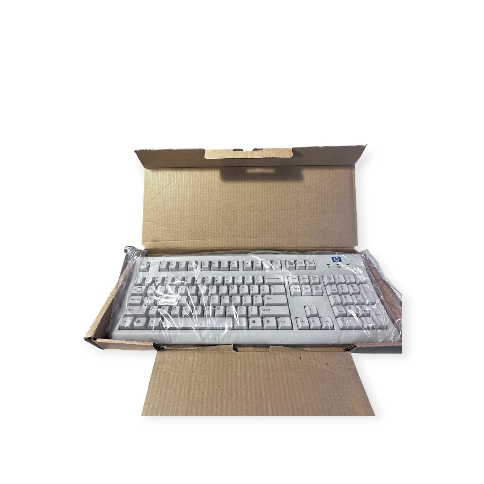 NEW Vintage Hewlett Packard KB-9970 Mechanical PS/2 Keyboard C4744-60201