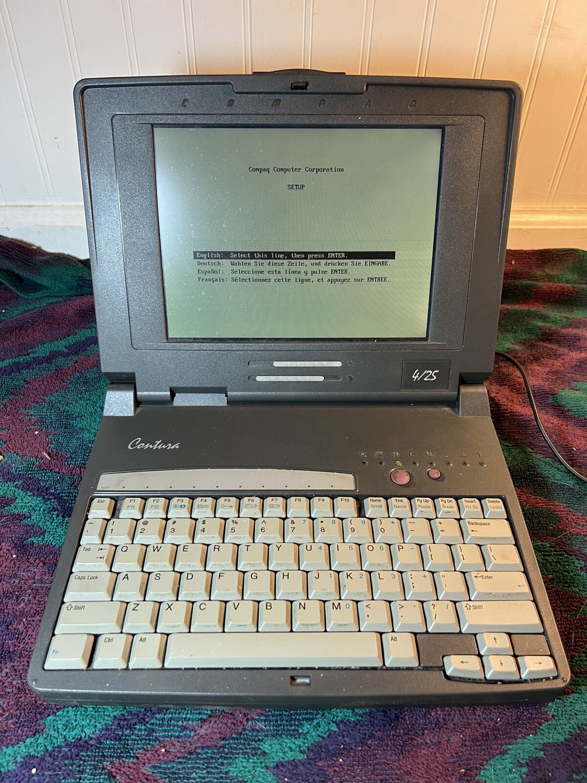 Very Rare Compaq Contura Laptop 4/25 2820D Series Works