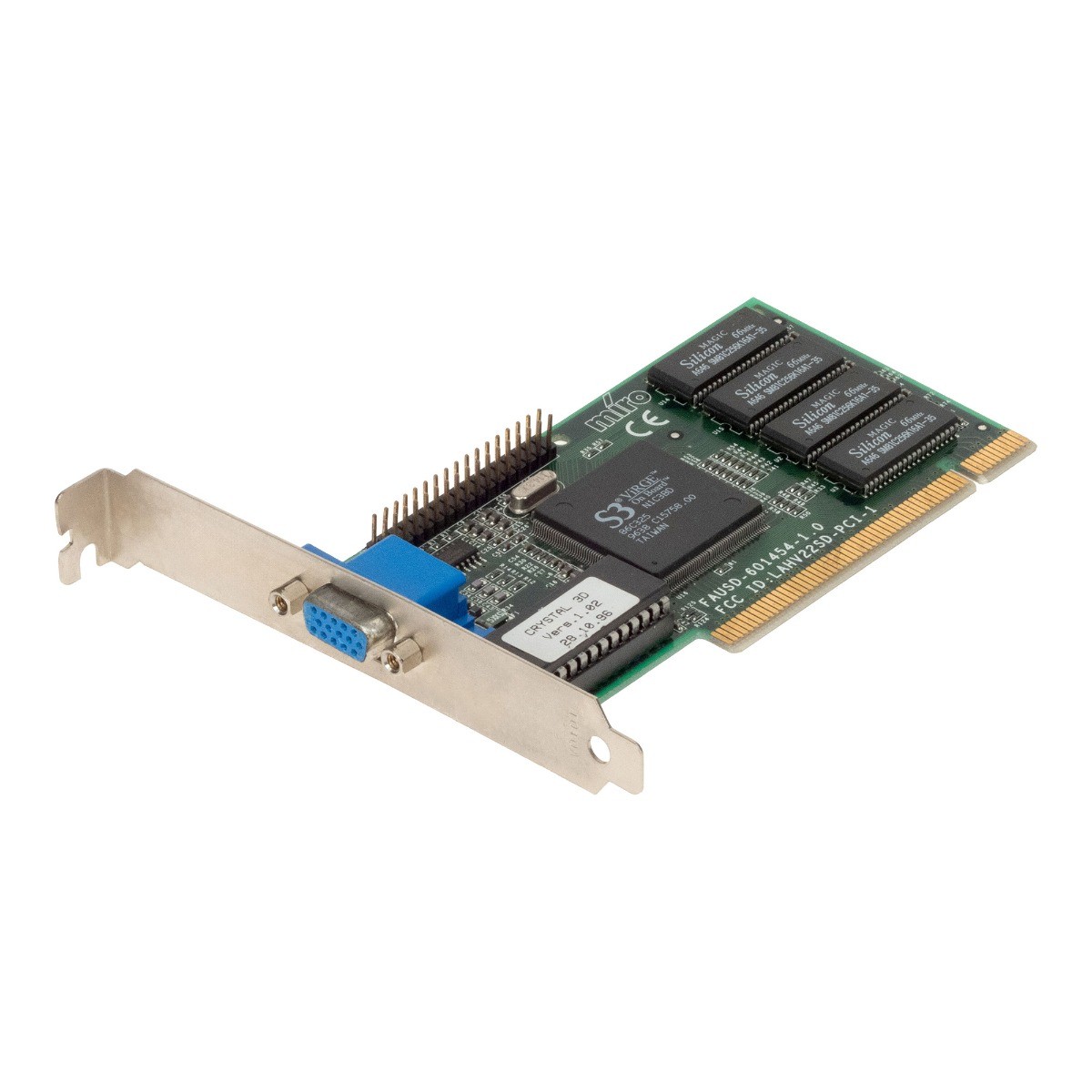 GRAPHICS CARD MIRO CRYSTAL 3D S3 VIRGE 86C325 2MB LAHV22SD-PCI-1 PCI