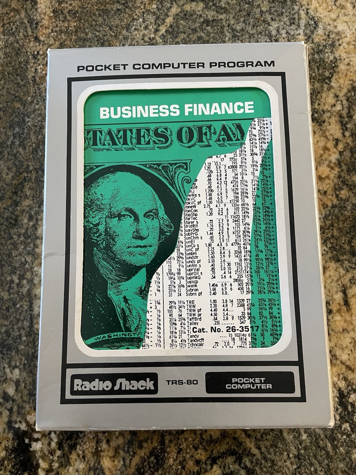 Vintage 1980 Radio Shack TRS-80 Pocket Computer Program Business Finance 26-3517