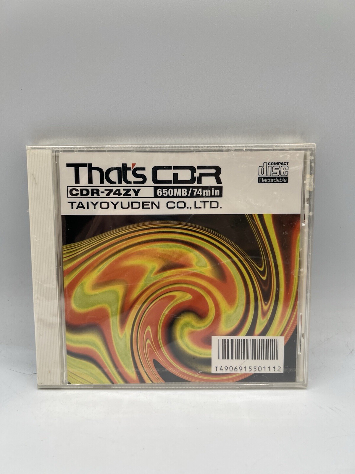 Taiyo Yuden Thats CD-R Compact Disc Recordable CDR-74ZY 650MB/74Min New Sealed