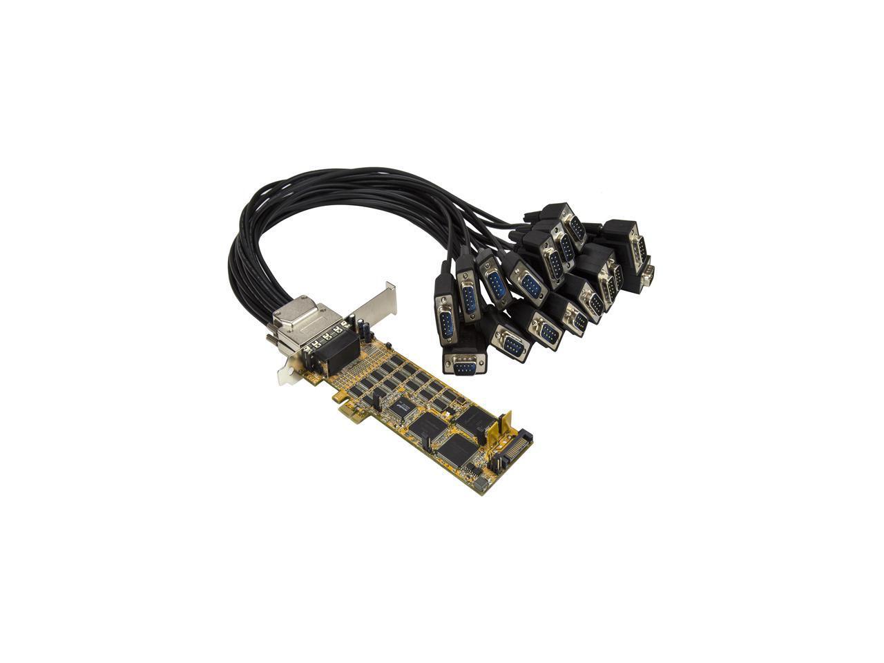StarTech PEX16S550LP PCI Express Serial Card - 16 Port Low-Profile Serial Card -