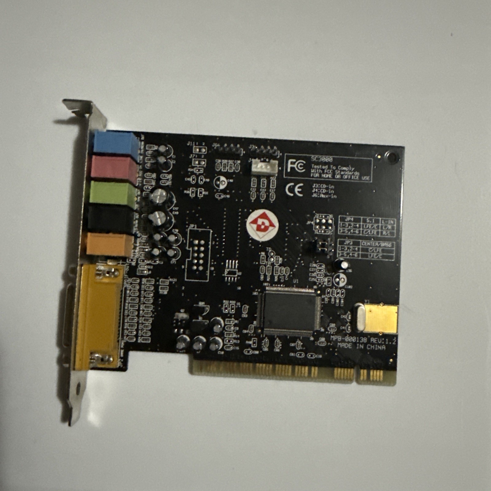 SIIG PCI Sound Card SC3000 Diamond Audio Vintage Gaming Win Dos