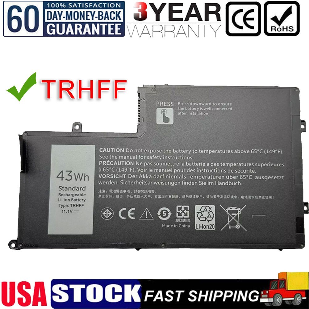 43Wh TRHFF Battery For Dell Inspiron 15-5547 5545 5548 N5447 Latitude 3450 3550