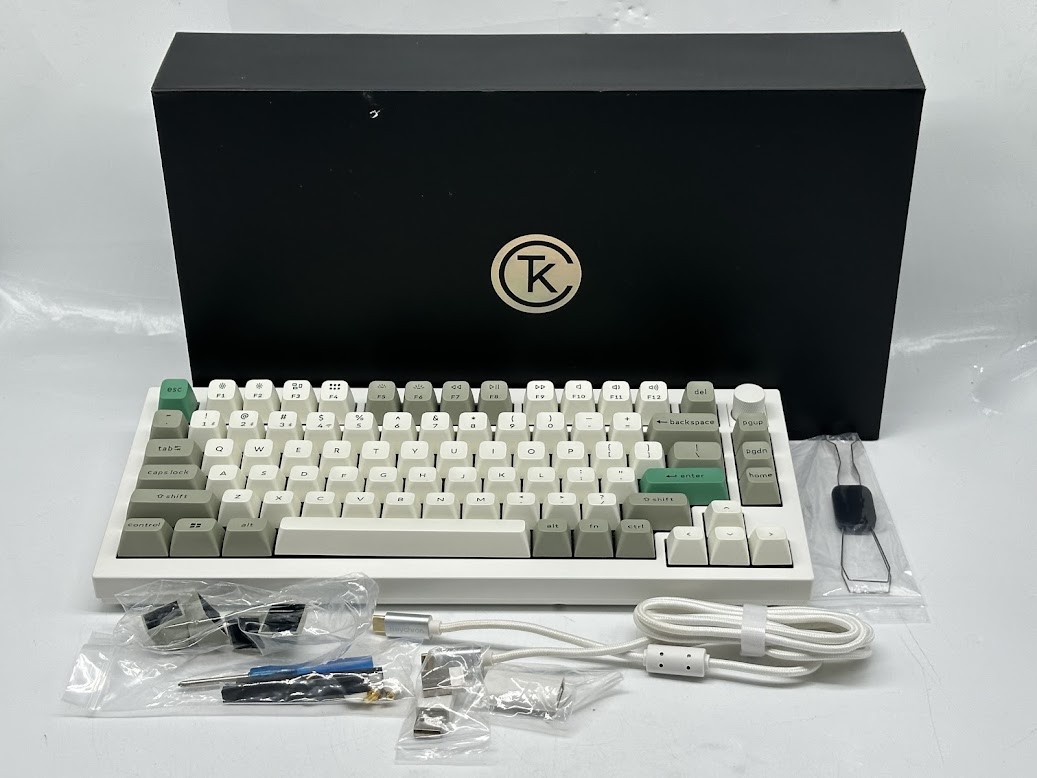 Keychron Q1 Max Hot Swappable RGB Backlight Wireless Keyboard - White