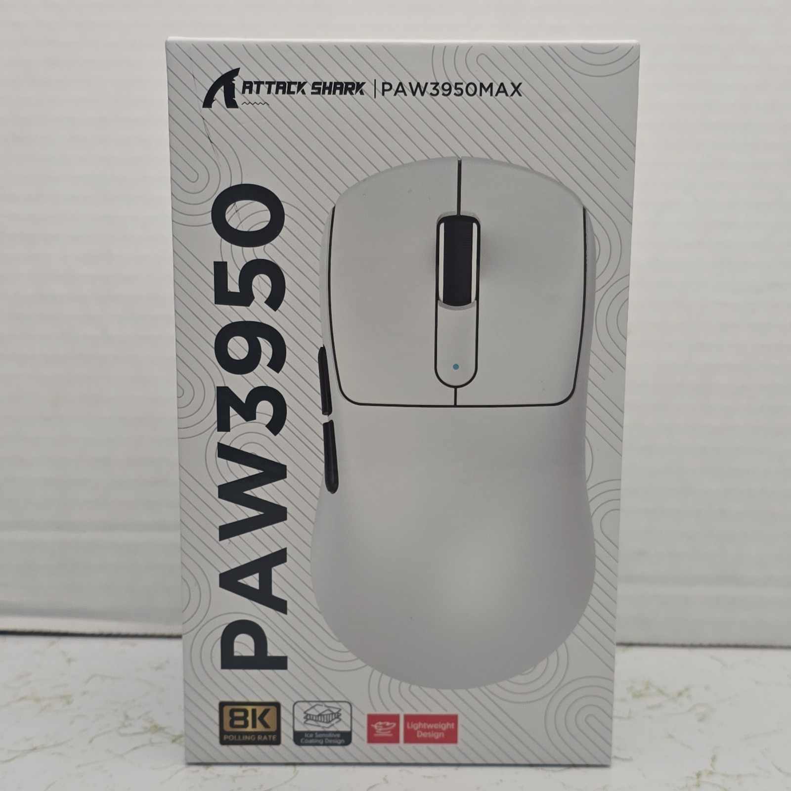 Attack Shark R6 PAW3950 Tri-Mode Gaming Mouse - Ultra Light Complete New Unused.