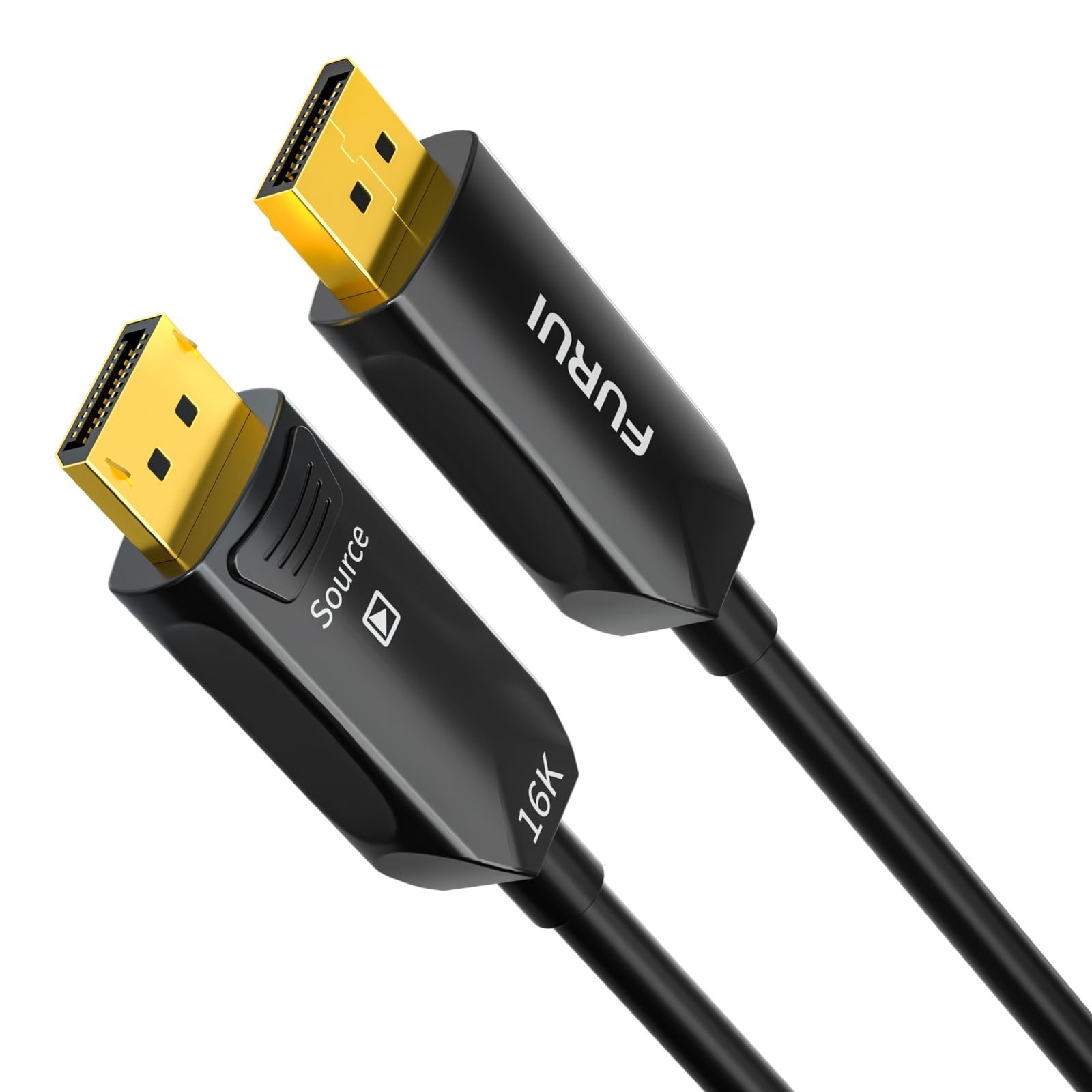 FURUI Fiber Optic DisplayPort Cable 2.1 25ft, 16K Fiber DisplayPort 2.0 Cable...