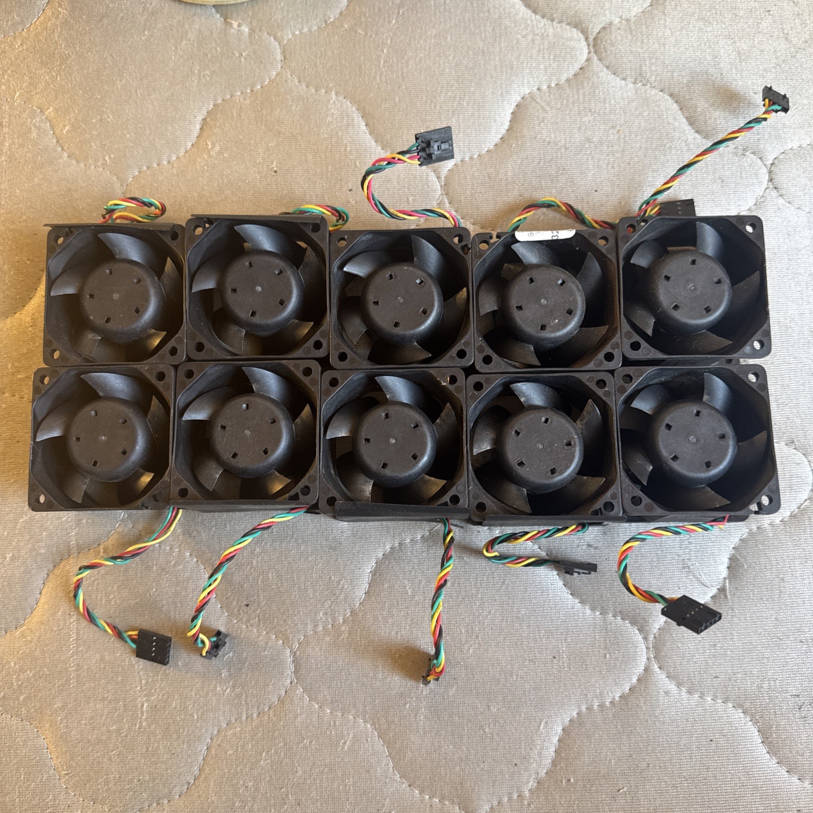 Lot Of 10x SUNON PSD1206PMV3-A and PMD1206PMB3-A Server Workstation Chassis Fans