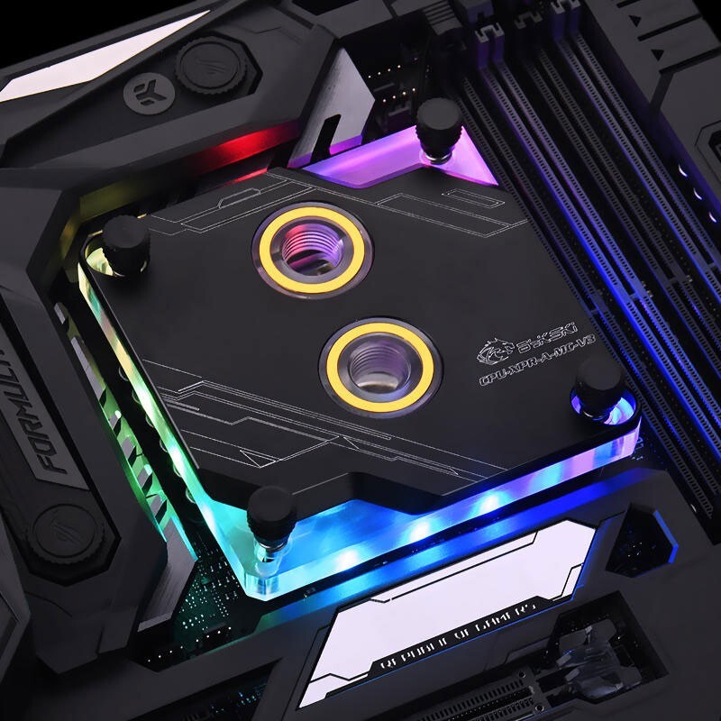 Bykski CPU-XPR-A-MC-V3 CPU Water Block 5V RBW (A-RGB) for LGA1700/2066 pe66