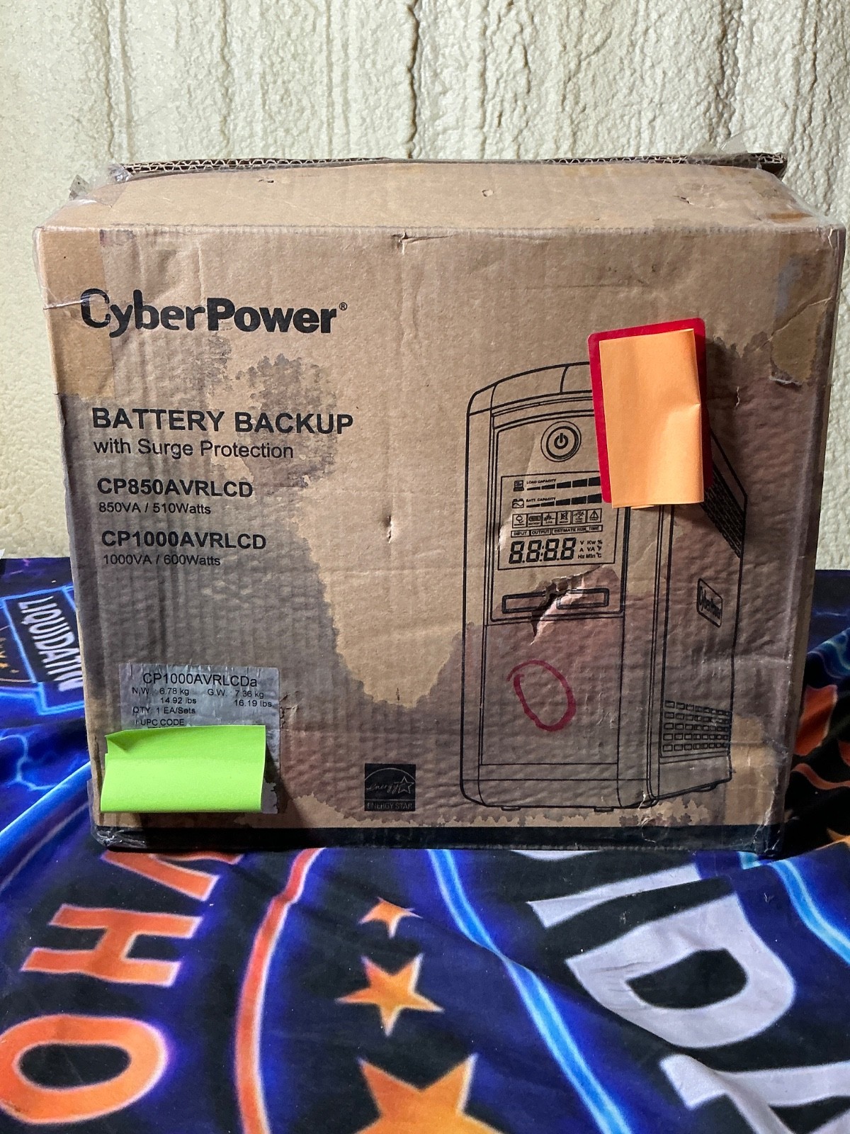 CyberPower CP1000AVRLCD UPS BATTERY SURGE PROTECTION *NEW OPEN BOX