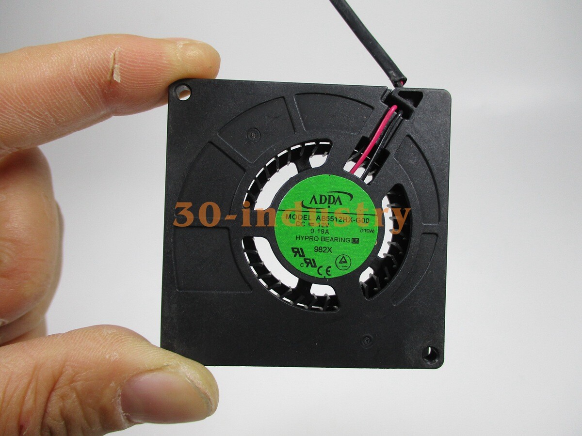 QTY:5 NEW FOR AB5512HX-G00 DC12V 0.19A 5.5CM Turbo Notebook Cooling Fan