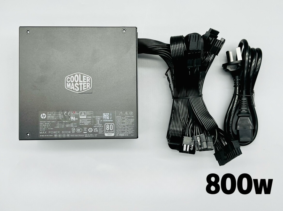 Genuine HP OMEN COOLER MASTER 800W 80 PLUS Gold ATX 12V Power Supply M19770-013