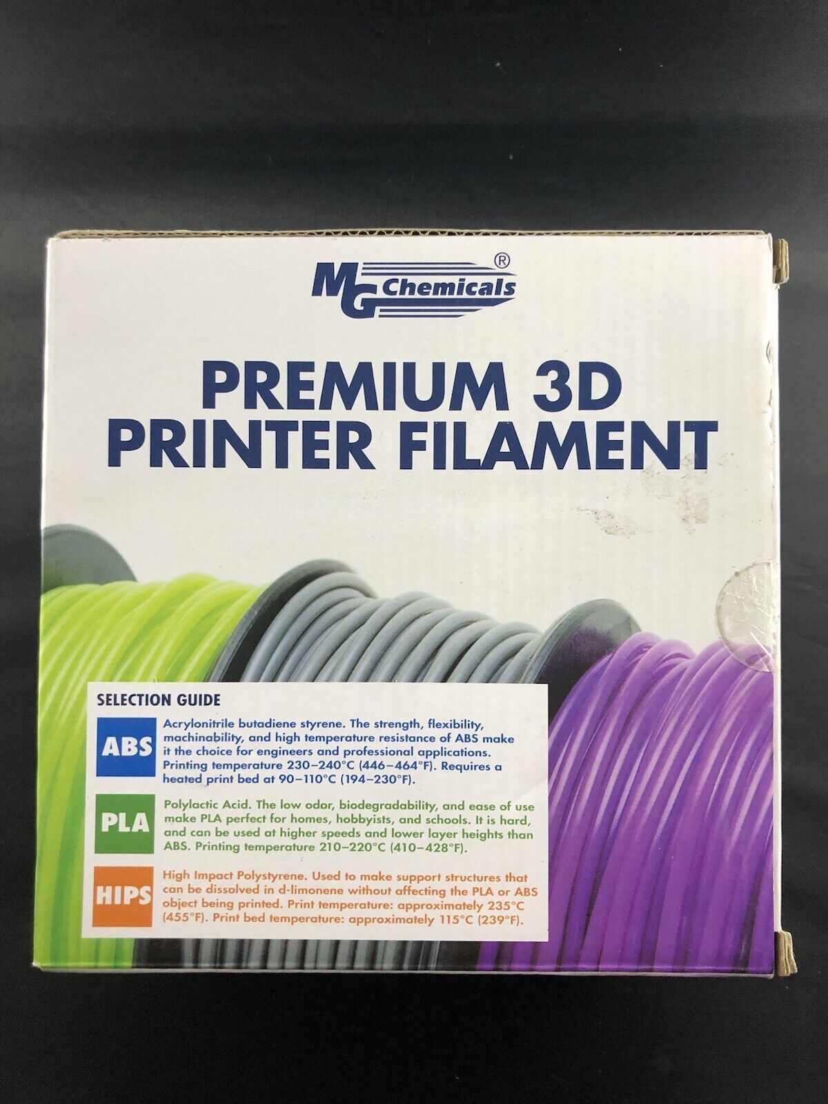 MG Chemicals Silver 1.75mm 3D Printer Premium Filament-VS.1