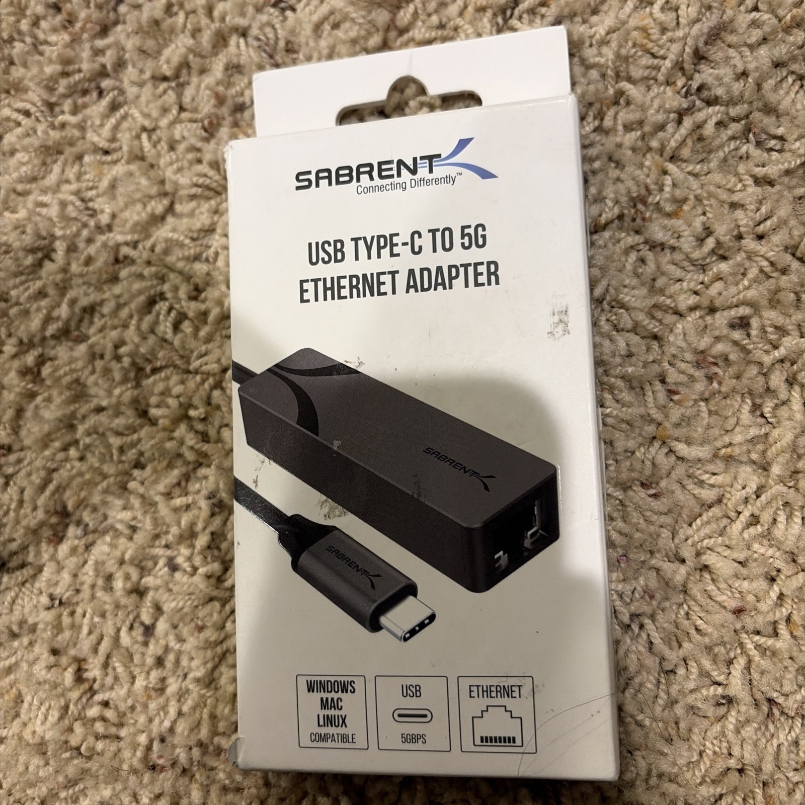 SABRENT USB Type-C to 5G Ethernet Adapter (NT-C5GA)