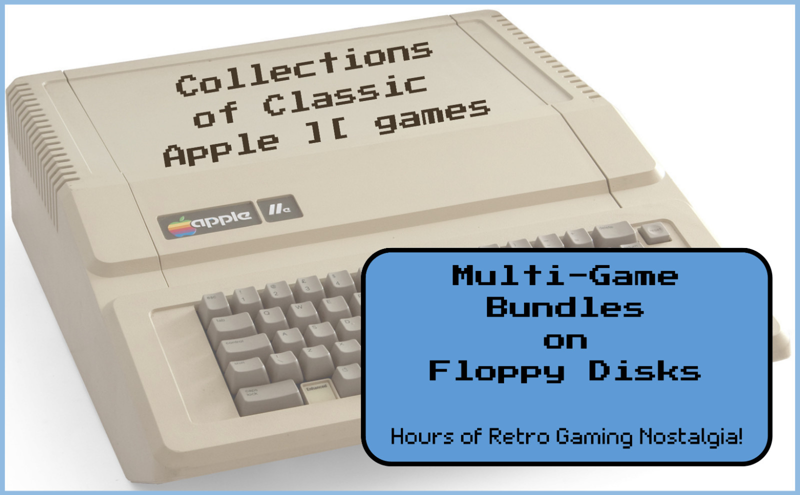 COLLECTIONS of Apple II Games on Floppy Disks: Retro / Vintage Software 🍎➕🍏
