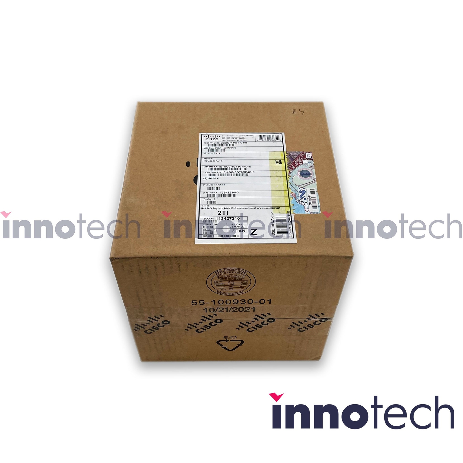 Cisco Systems IE-4000-8GT8GP4G-E IE 4000 8 x RJ45 10/100/1000 with 8X1G New