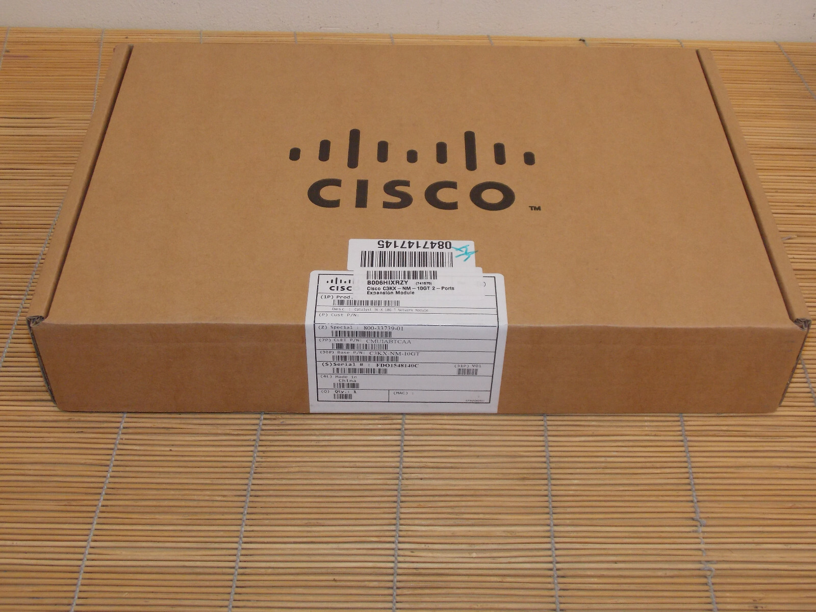 New Cisco C3KX-NM-10GT 2x 10GB-T Port Card for 3560-X 3750-X Catalyst New Sealed