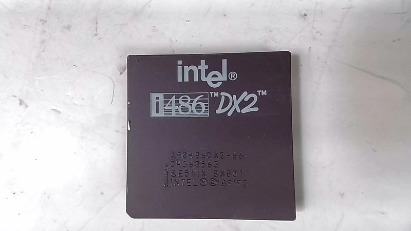 80486DX2-66 intel 486-DX2/66 processor