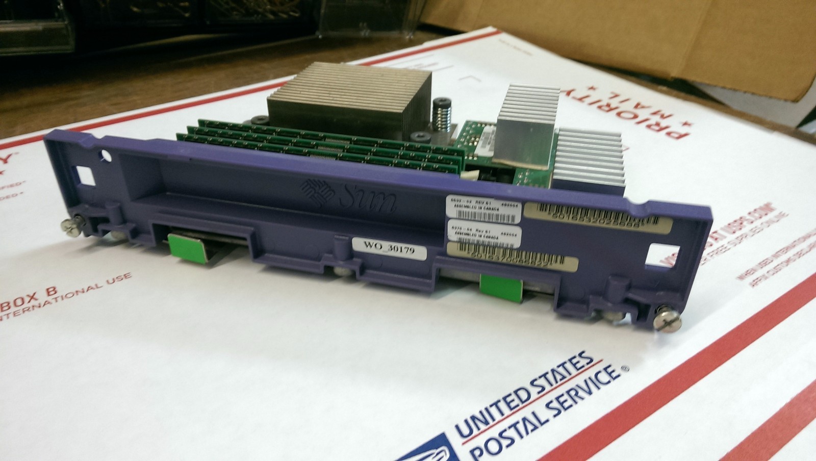 Sun 1.28GHZ CPU Board with 2GB RAM 501-6345   501-6533 for V440