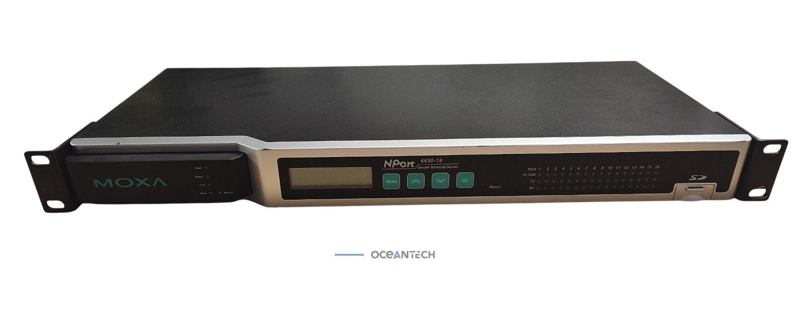 MOXA NPort 6650-16 Factory Reset Ethernet Secure Terminal Server